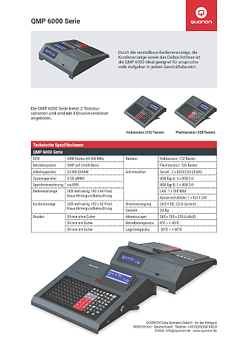 Datenblatt QUORiON QMP6000