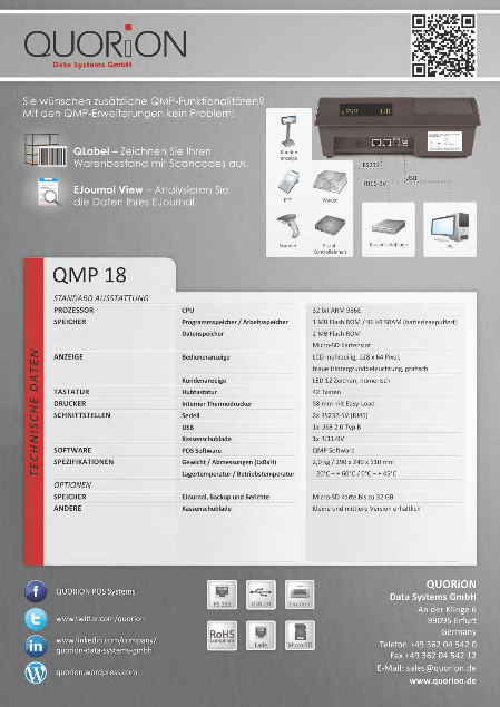 Datenblatt QUORiON QMP 18